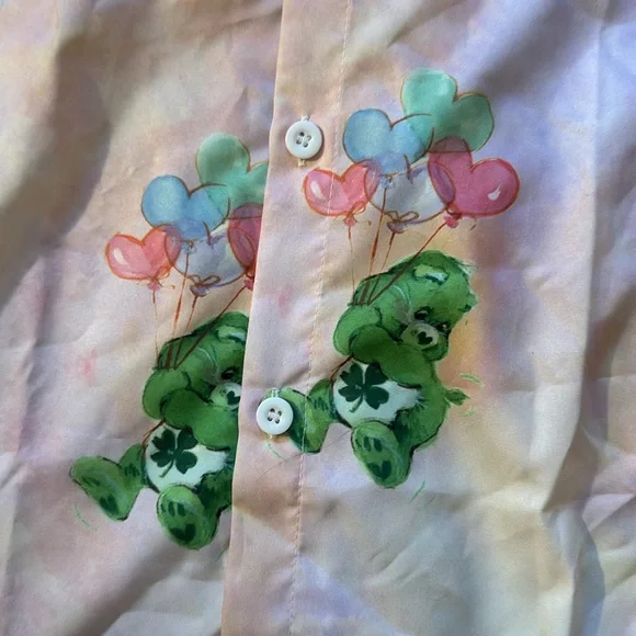 Care Bear button up shirt size M - Picture 5 of 17